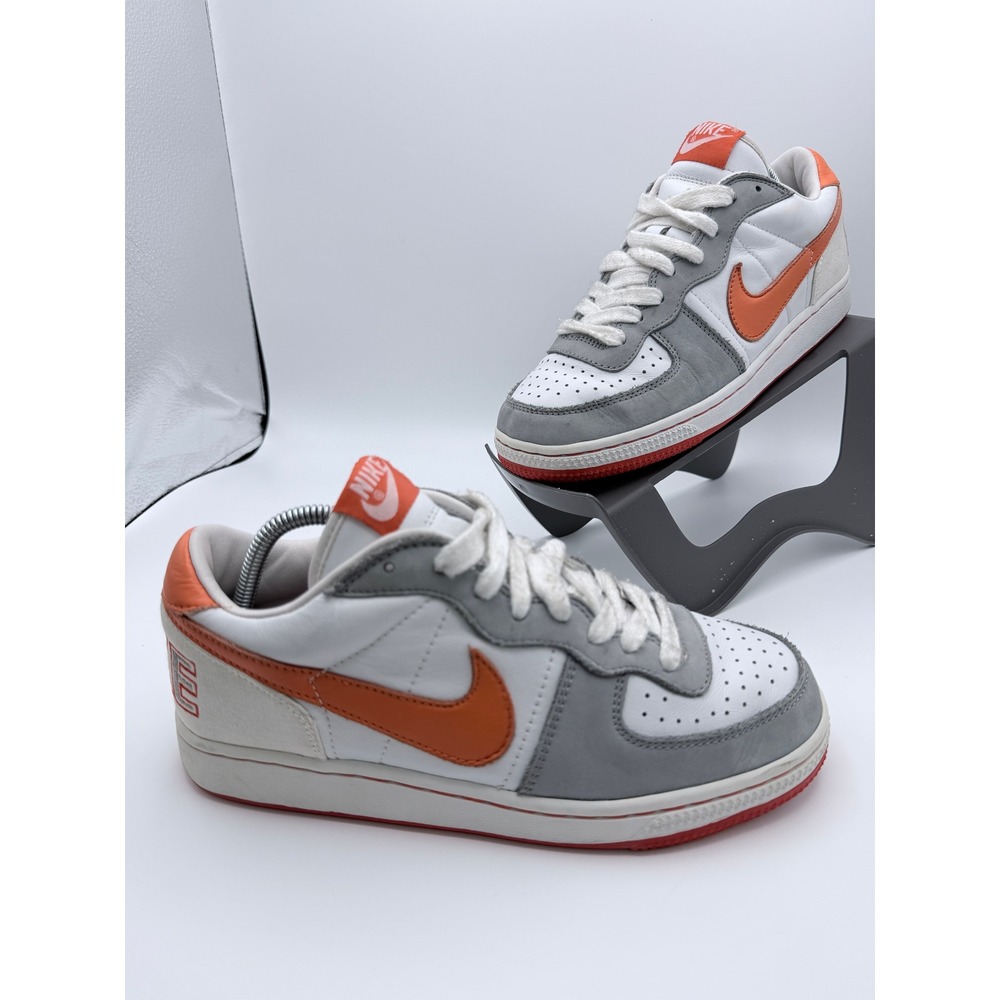 Nike Terminator Low 2004 White Orange Grey 308863-181 Womens 7.5 Mens 6 Sneaker